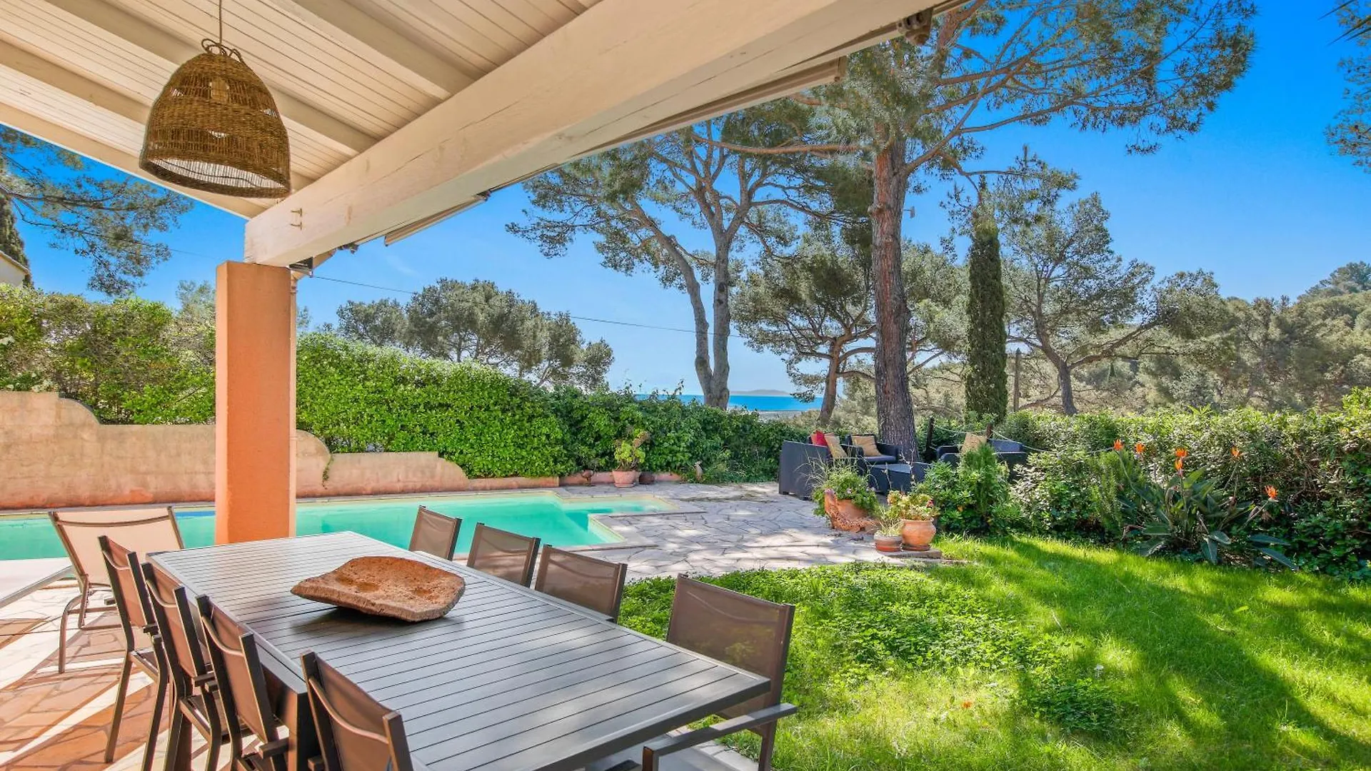 Vue Mer I Calme I Verdoyant I 8 Pers I Clim I Bbq Hyères 0*,